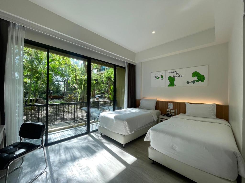 TREX Buriram Boutique Hotel - Chambre Lits Jumeaux De Luxe