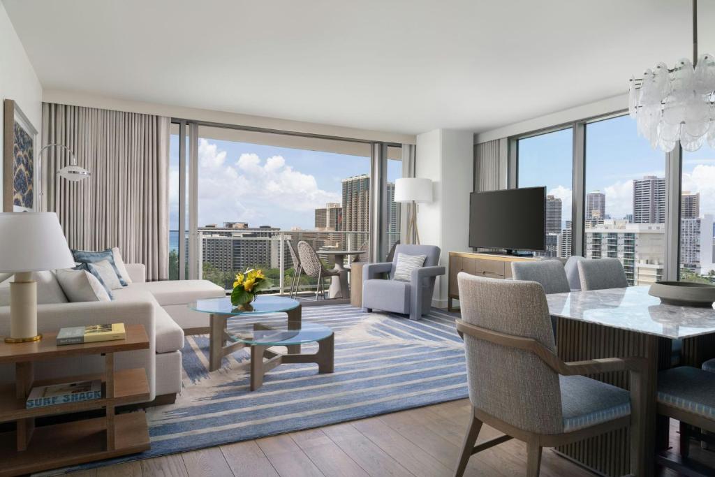 Posezení v ubytování The Ritz-Carlton Residences, Waikiki Beach Hotel