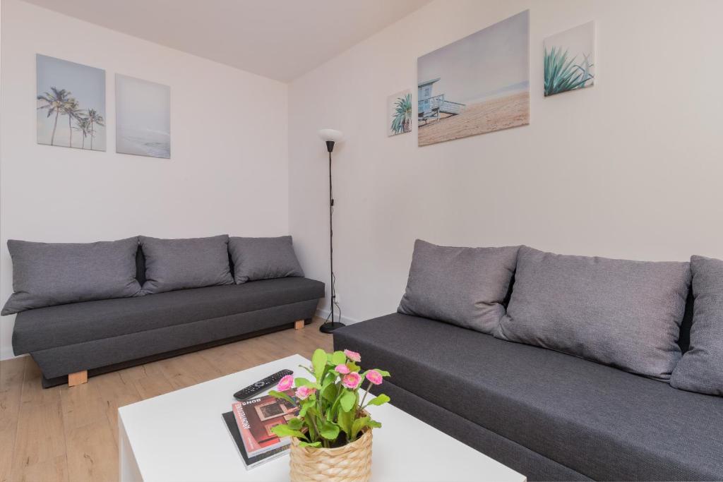 Posedenie v ubytovaní Seaside & Park Apartments Gdańsk by Noclegi Renters