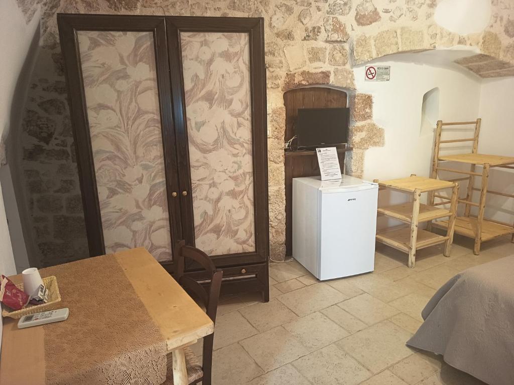 Kuchyň nebo kuchyňský kout v ubytování B&B Il Mulino del Monastero