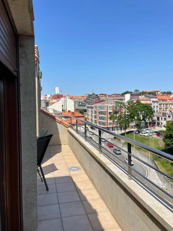 Balkón nebo terasa v ubytování Apartamento Ons Sanxenxo