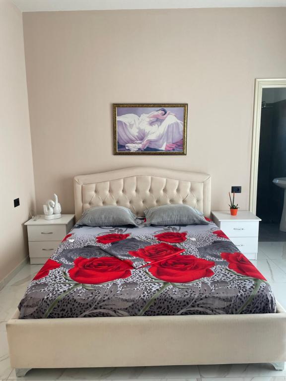 Letto o letti in una camera di Vila BriArt