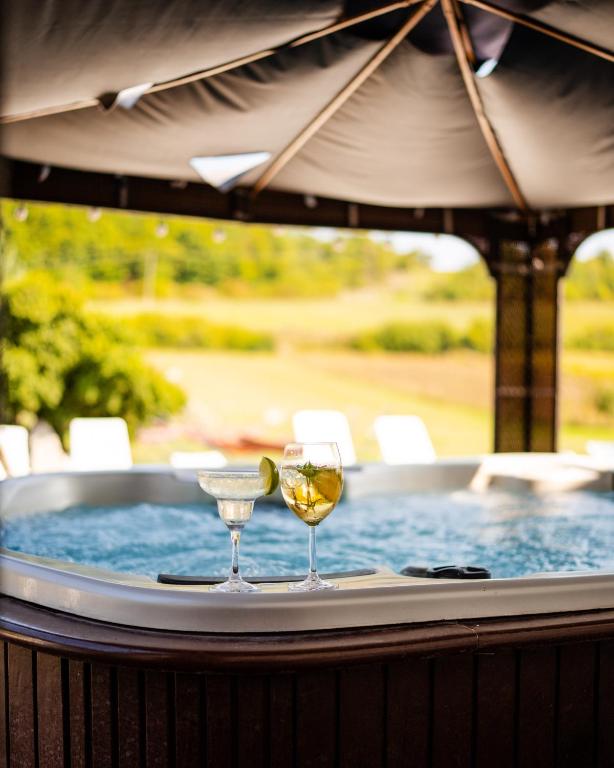 Nápoje v ubytování Dosłońce Resort Wellness & Farm