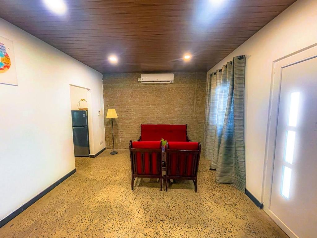 Posezení v ubytování Hotel 198 Negombo