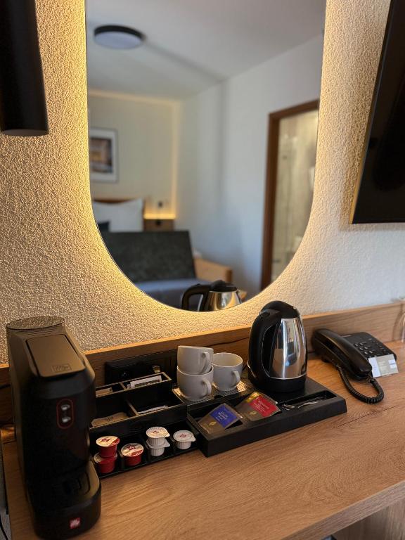 TV a/nebo společenská místnost v ubytování Wellness Hotel Windsor