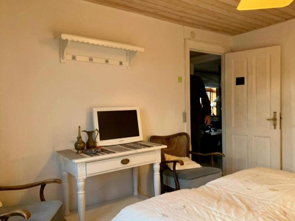 TV a/nebo společenská místnost v ubytování Captain House BnB in Fano