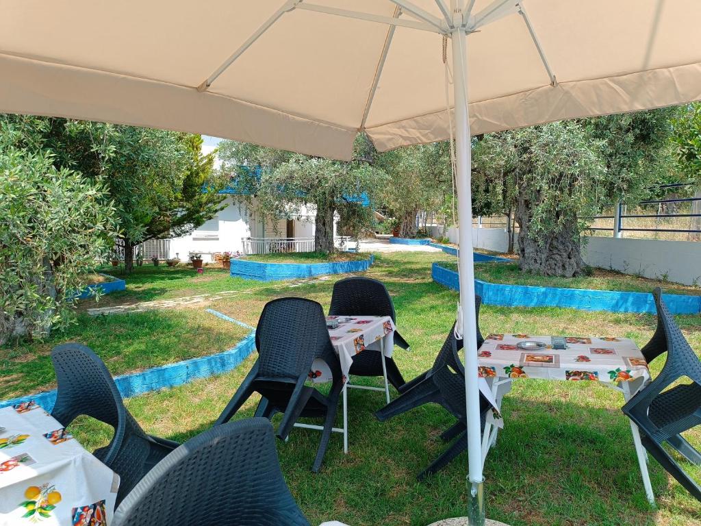 Zahrada ubytování Panagiotis Hotel