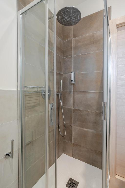 Koupelna v ubytování Hotel Mayer
