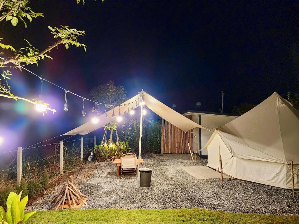 Zahrada ubytování Chavallee Campground