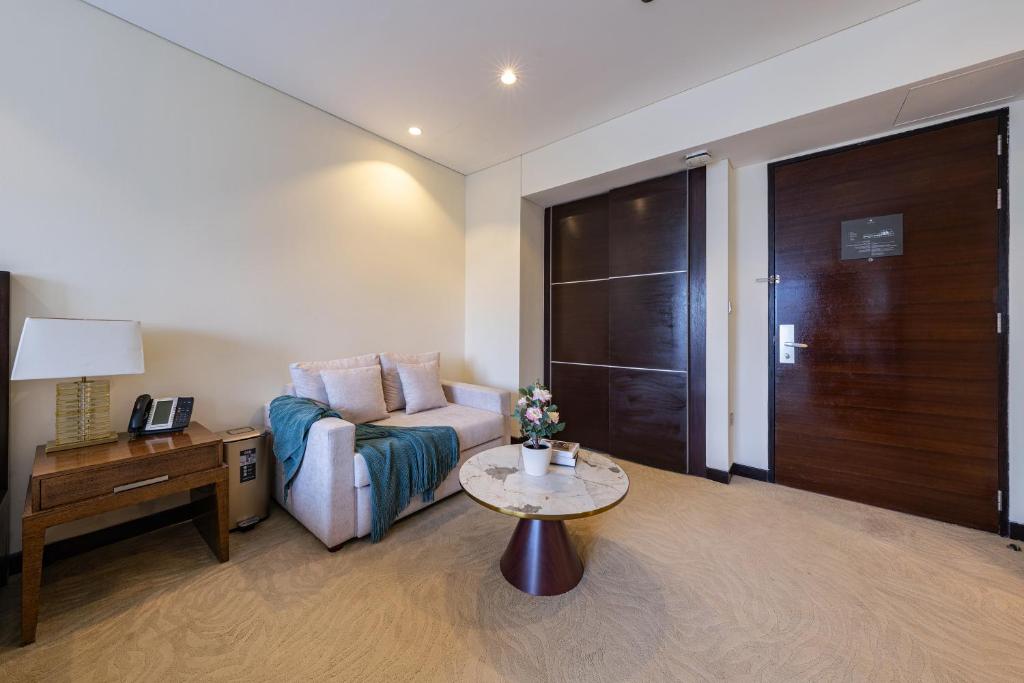 Posezení v ubytování Luxury Address Res DubaiMarina Studio3 Frank&Frank - 1910