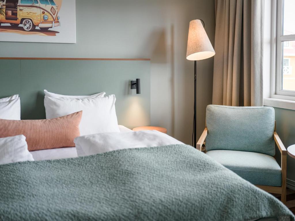 Postel nebo postele na pokoji v ubytování Quality Hotel Sarpsborg