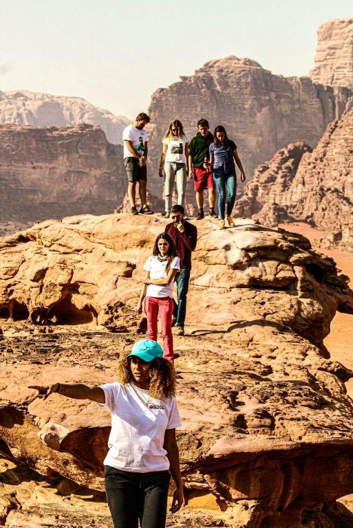 Hosté ubytování Wadi rum caeser camp