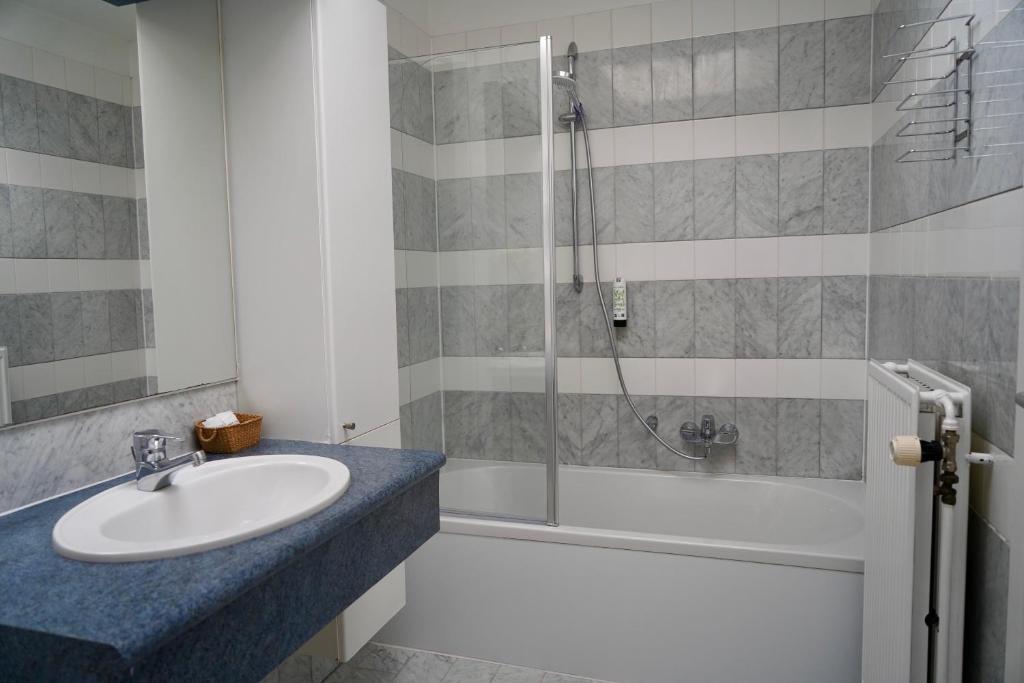 Koupelna v ubytování Hotel Prins Boudewijn