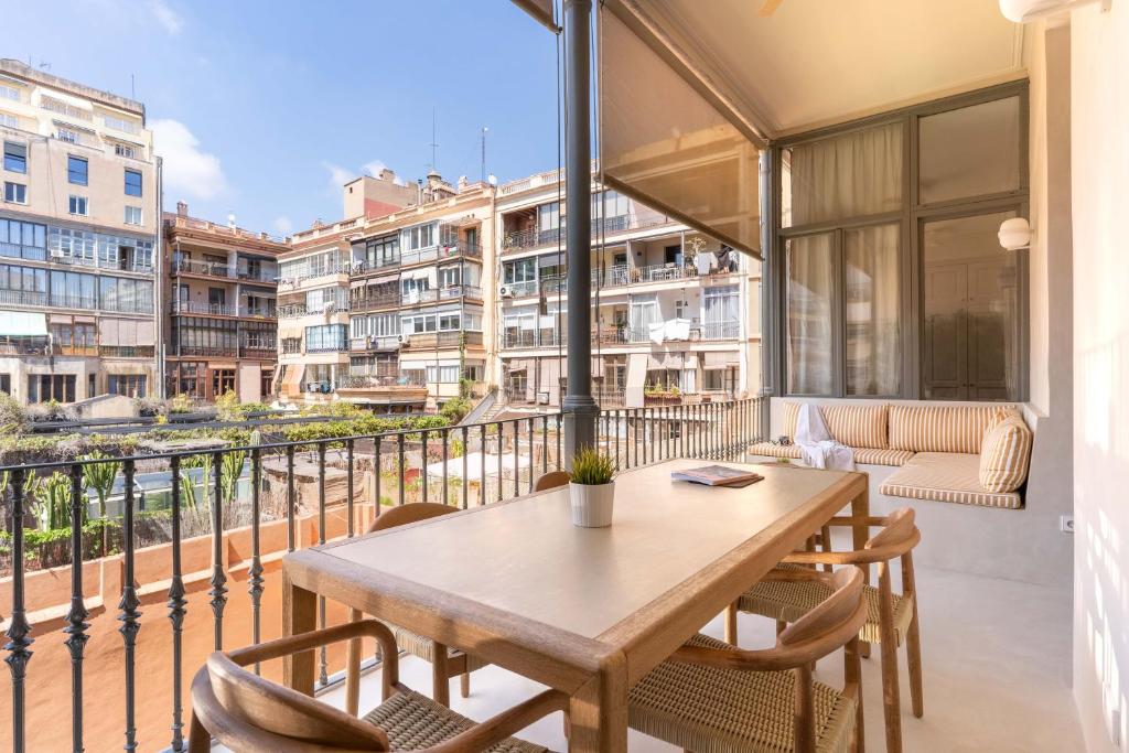 Balkón nebo terasa v ubytování BCN Apartments 41