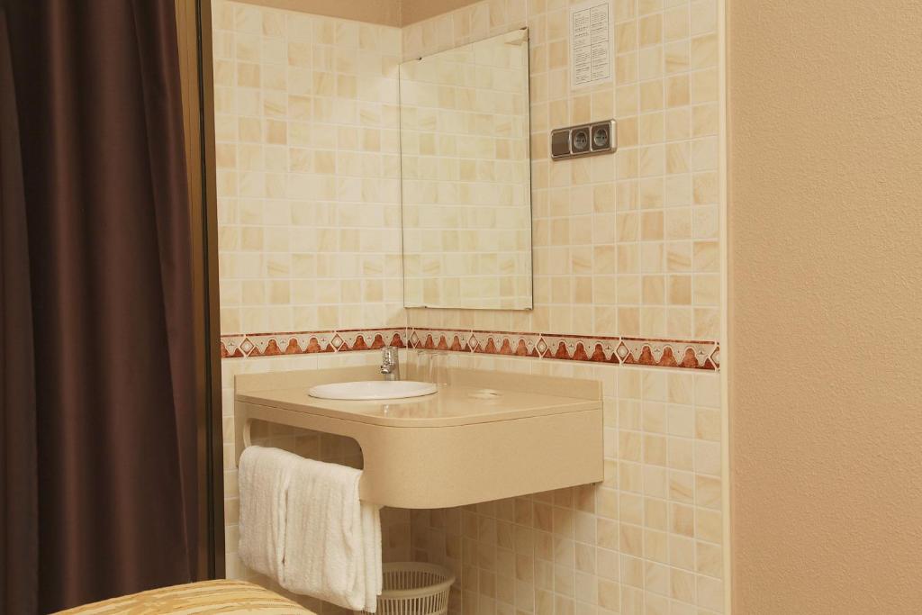 Koupelna v ubytování Hostal Nuevo Colon