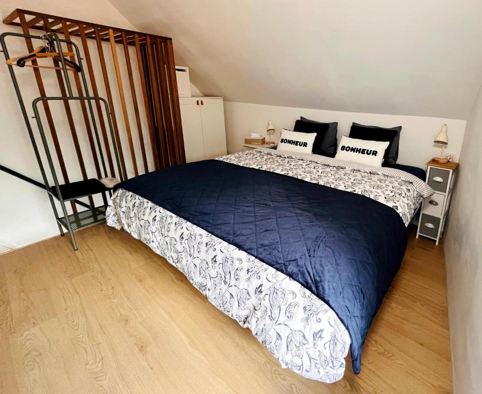 Postel nebo postele na pokoji v ubytování La maison Mythique