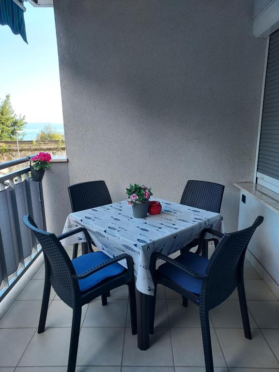 Balkón alebo terasa v ubytovaní Apartment West