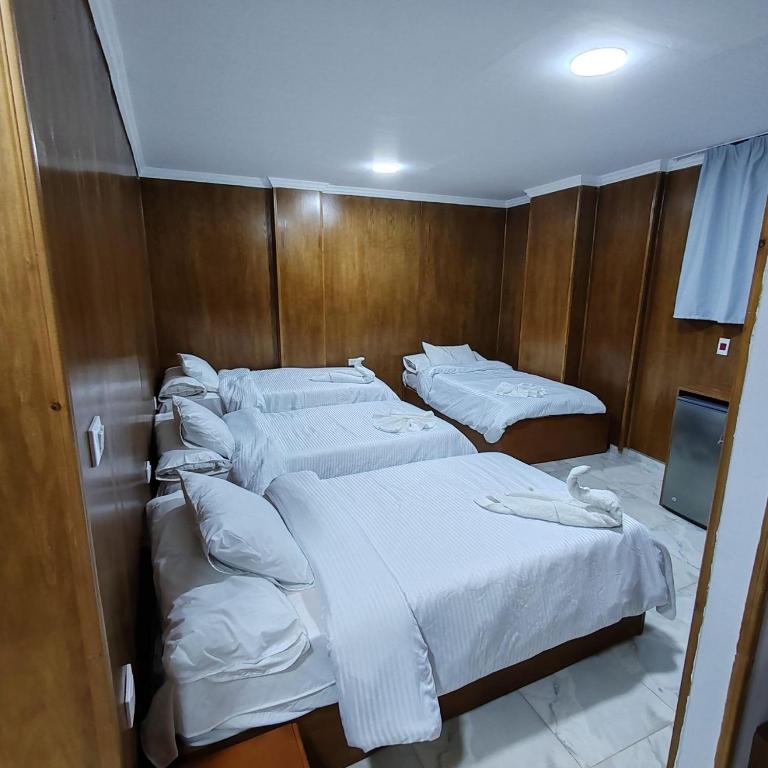 Postel nebo postele na pokoji v ubytování Hotel Del Ceilo