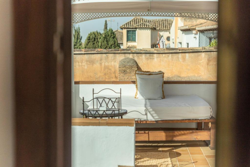 Balkón nebo terasa v ubytování Casa Bombo
