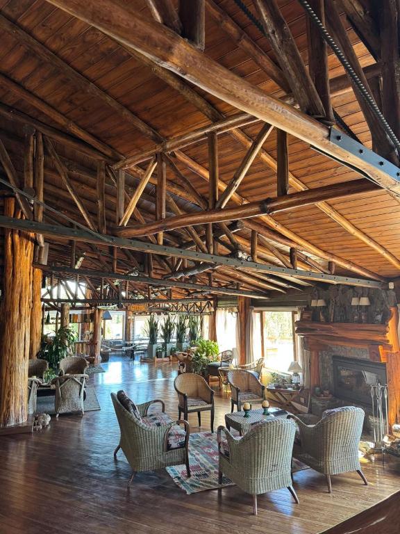 Restaurace v ubytování Hosteria Los Canelos