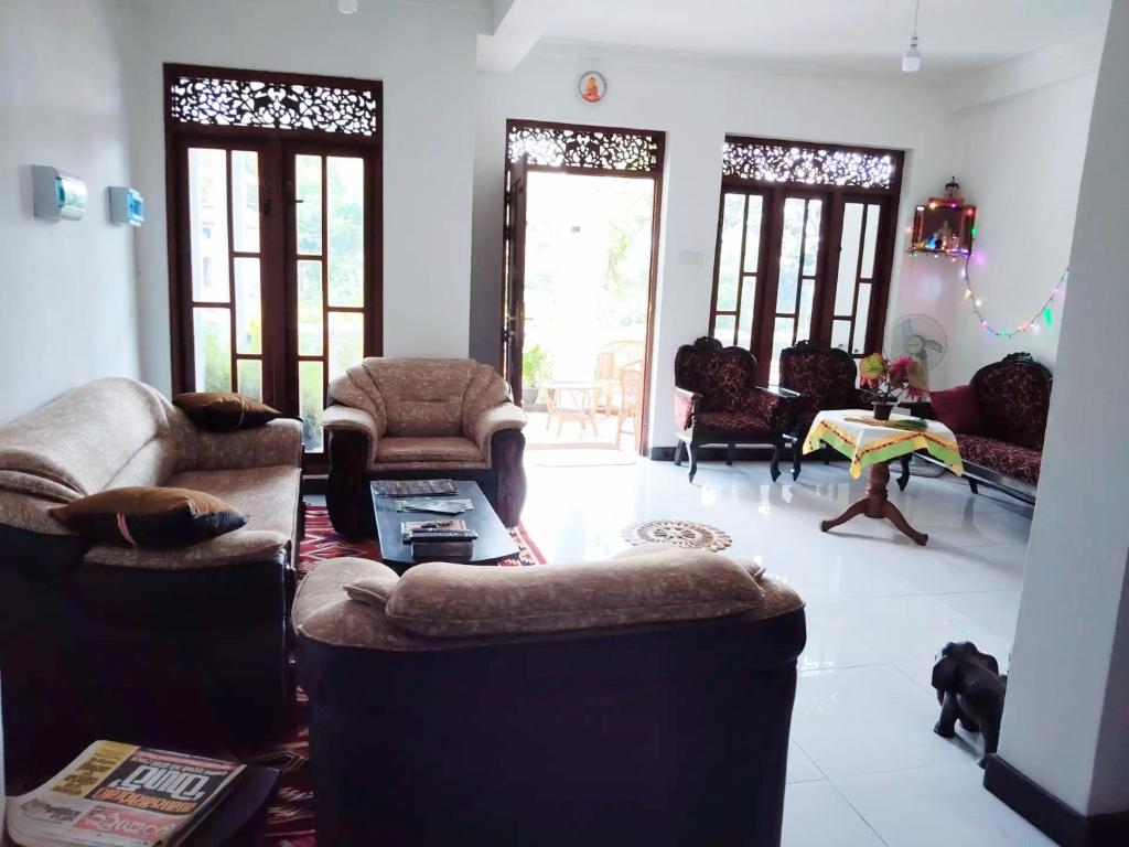 Posezení v ubytování Chandi Mahal HomeStay