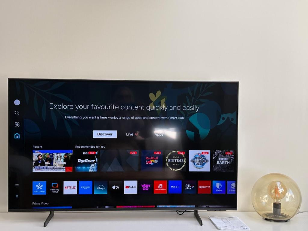 TV a/nebo společenská místnost v ubytování Coconne