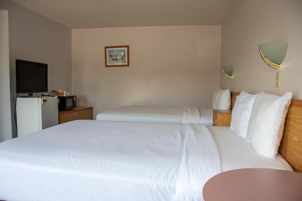 Postel nebo postele na pokoji v ubytování Ace Western Motel