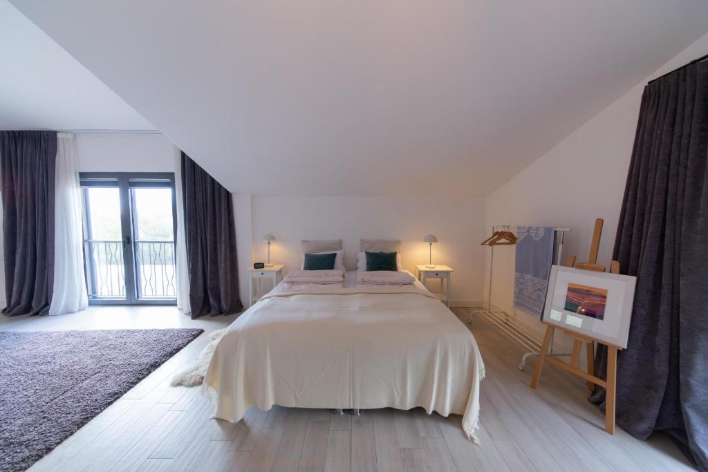 Voodi või voodid majutusasutuse Villa Mattson toas