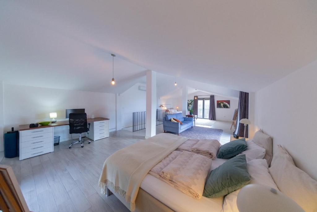 Voodi või voodid majutusasutuse Villa Mattson toas