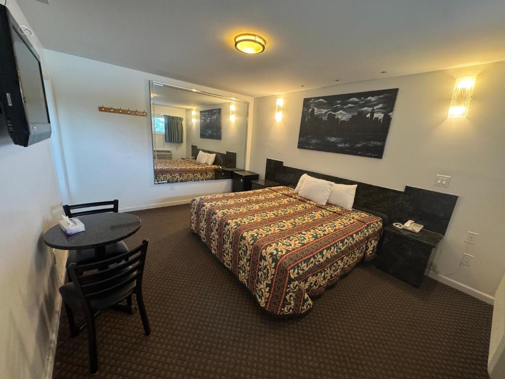 Postel nebo postele na pokoji v ubytování Winslow Motel