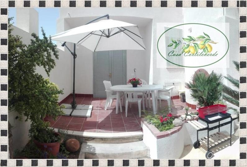 Zahrada ubytování Casa Cortileverde