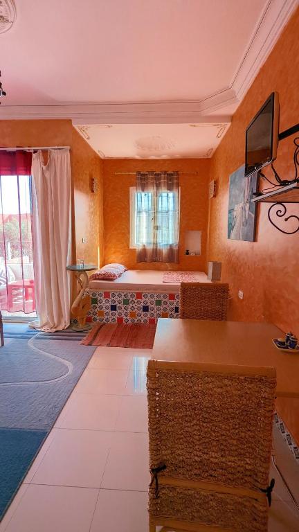 Posezení v ubytování Dar El Amen Appartements
