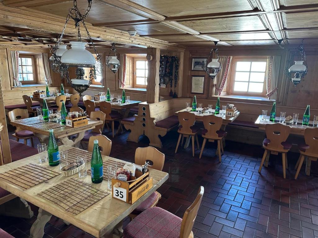 Restaurace v ubytování Hotel Tschuggen Davos