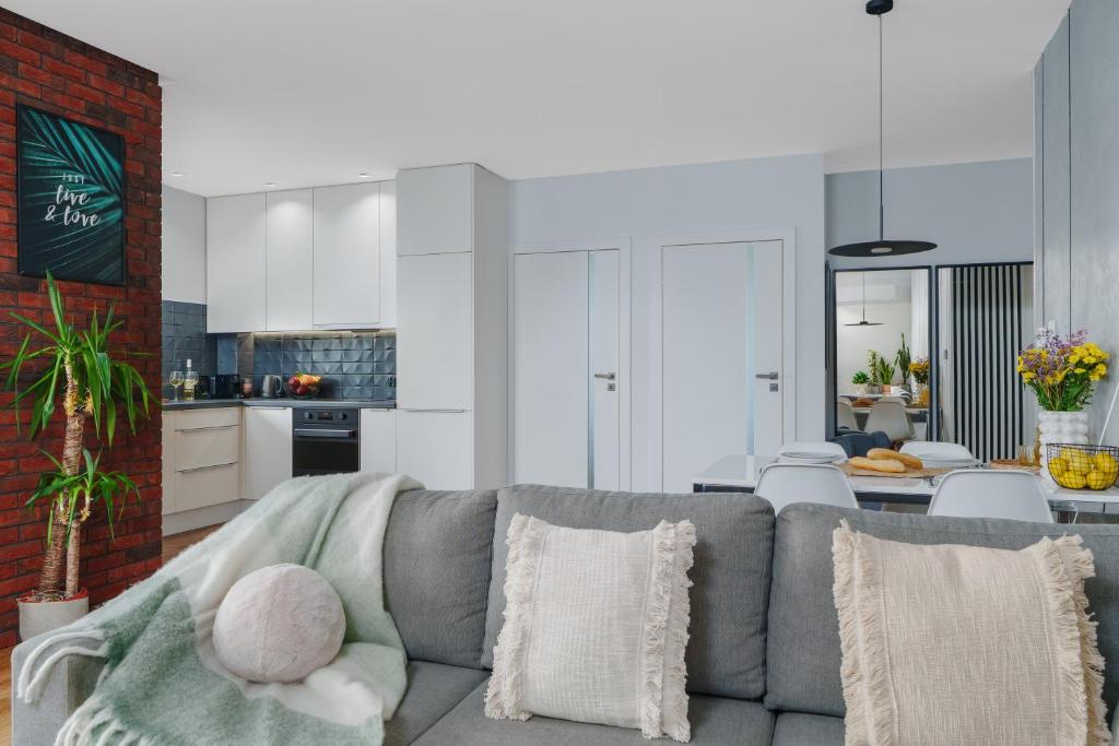 Apartament Green Plant - 1 lub 2 oddzielne sypialnie, taras 30m2, garaż podziemny, FV vat, Targi, klima, dostęp 24h - 4