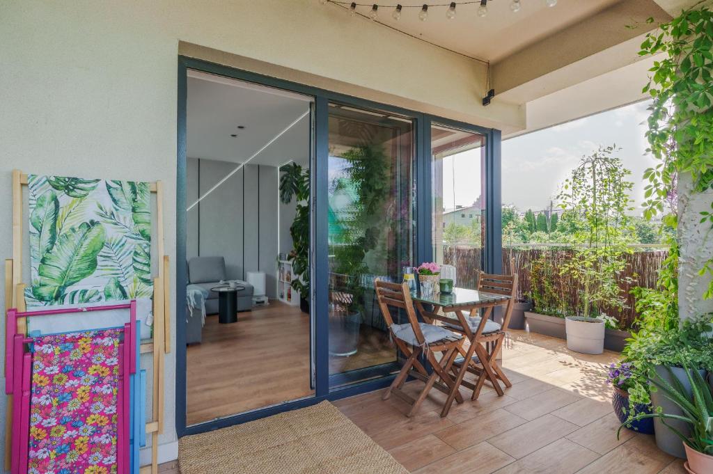 Apartament Green Plant - 1 lub 2 oddzielne sypialnie, taras 30m2, garaż podziemny, FV vat, Targi, klima, dostęp 24h - 15