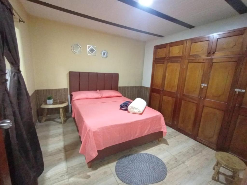 Postel nebo postele na pokoji v ubytování Casa Naranja Salento 2