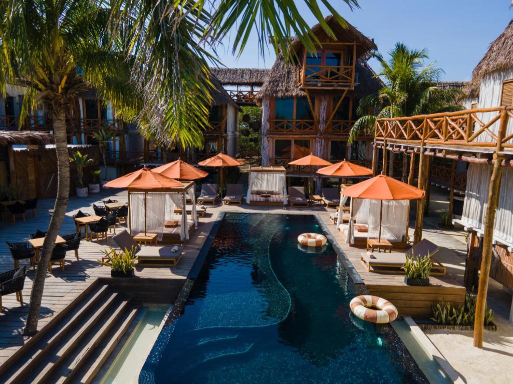 Bazén v ubytování Aldea Kuká, Luxury Eco Boutique Hotel nebo v jeho okolí