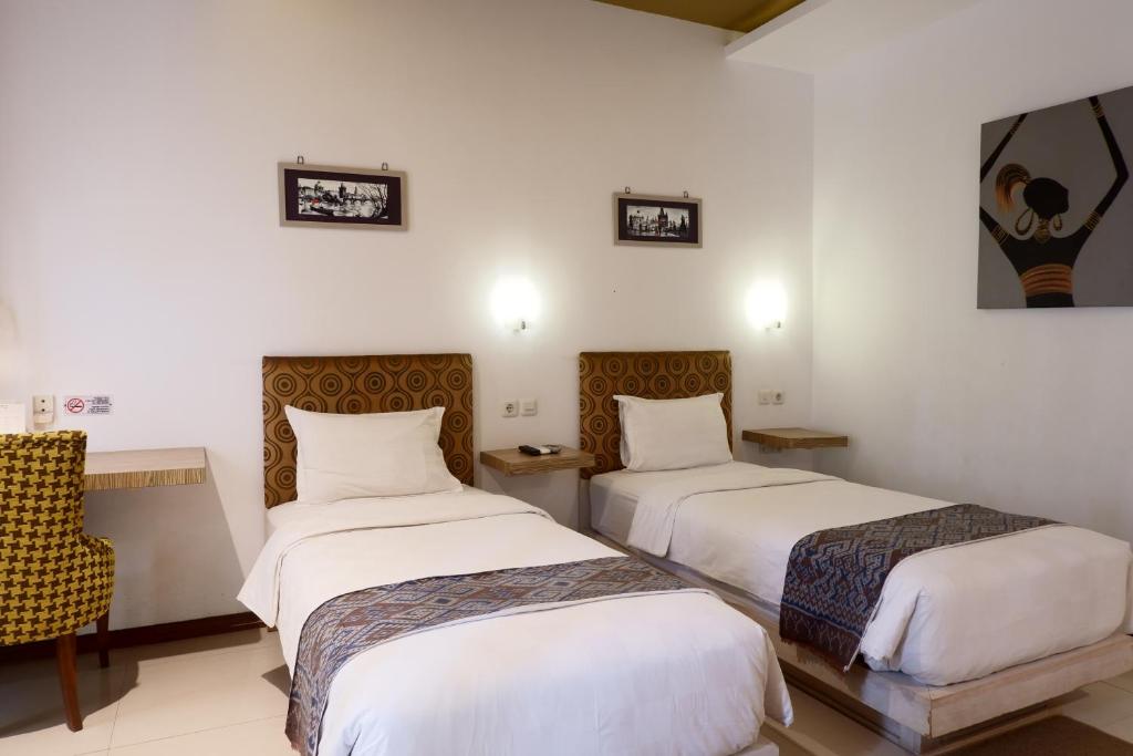 Letto o letti in una camera di Ocean View Residence