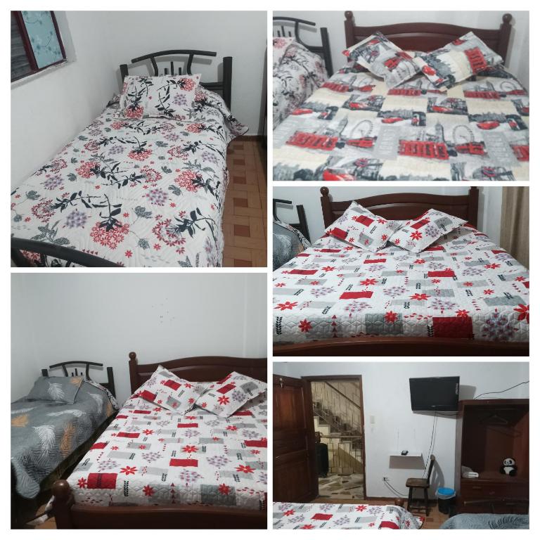 Postel nebo postele na pokoji v ubytování Habitación para viajeros el dorado