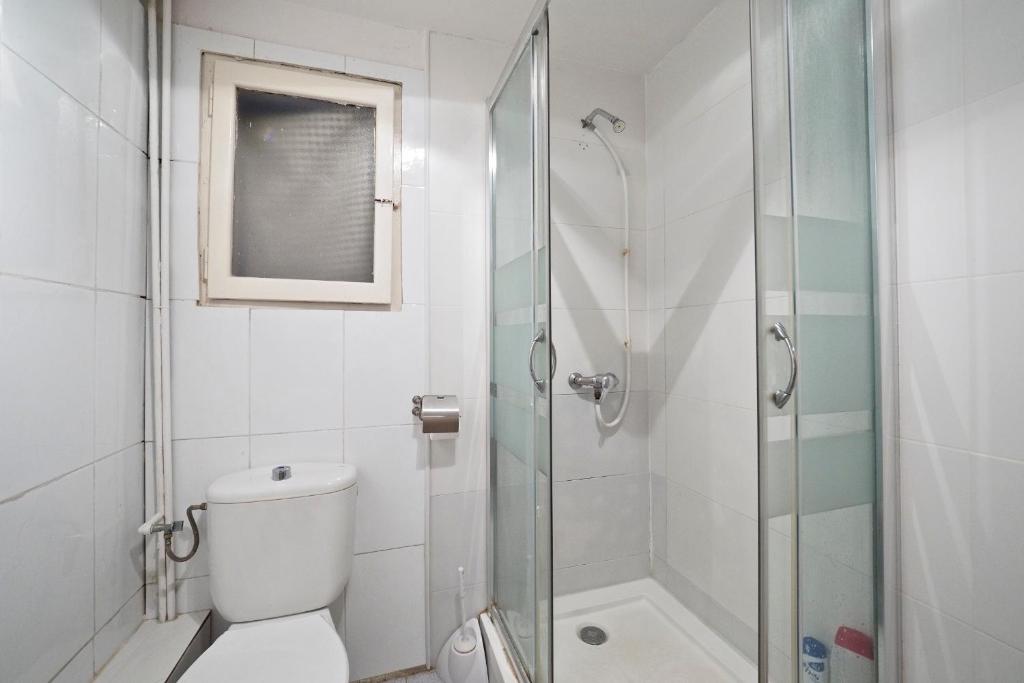 Koupelna v ubytování Hostal Elkano