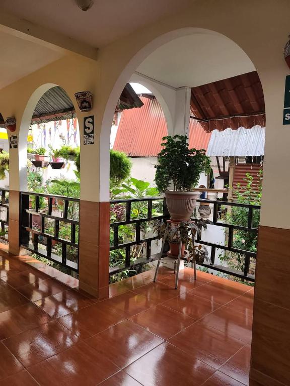 Balkón nebo terasa v ubytování Hospedaje Plaza Inn