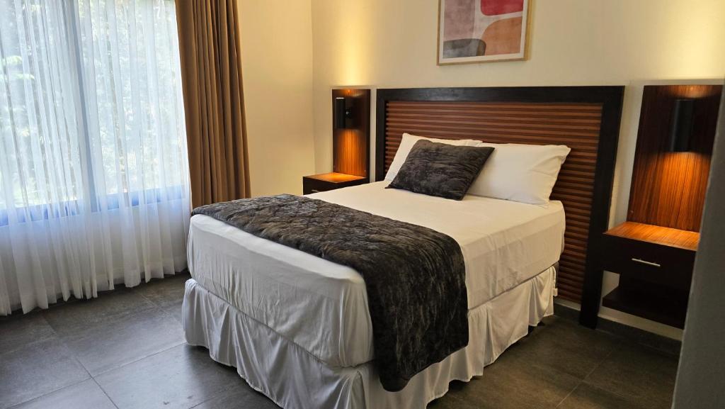 Posteľ alebo postele v izbe v ubytovaní Hotel Soliman