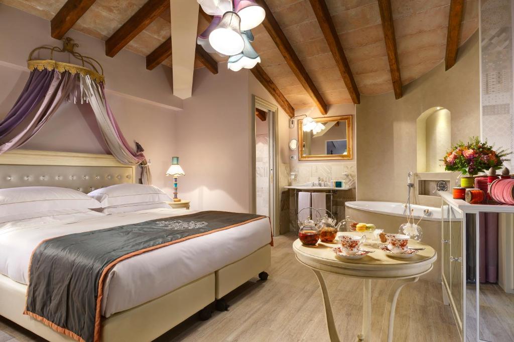 Cama ou camas em um quarto em Ville Sull'Arno