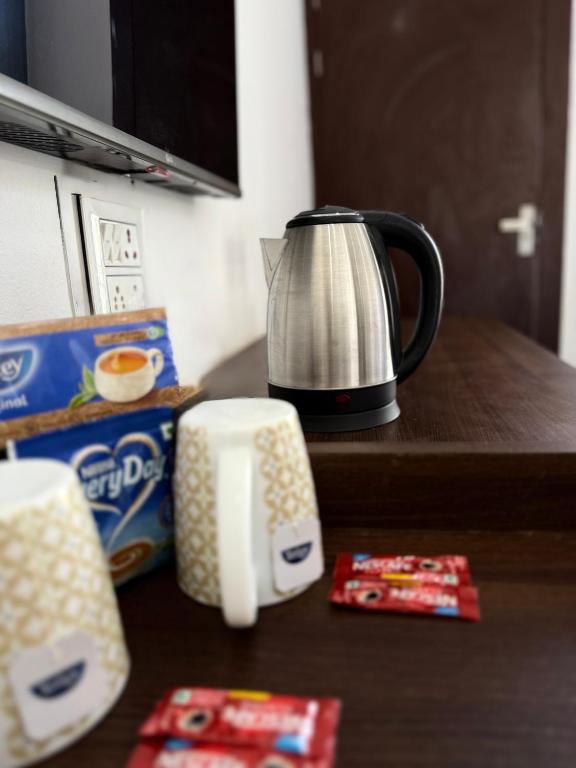 Příslušenství pro přípravu čaje a kávy v ubytování La Utopia Resort