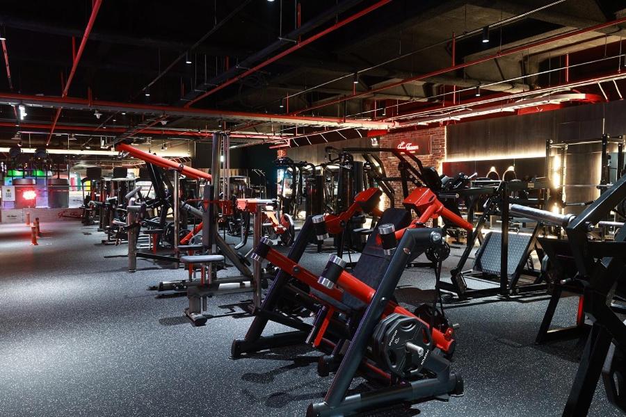 Fitness centrum a/nebo fitness zařízení v ubytování Hyunjin Tourist Hotel