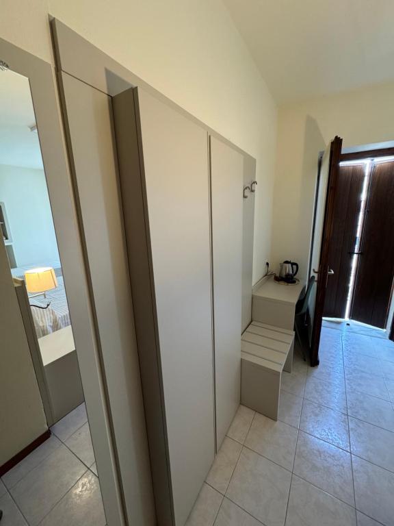 Koupelna v ubytování Hotel e Ristorante Cassone