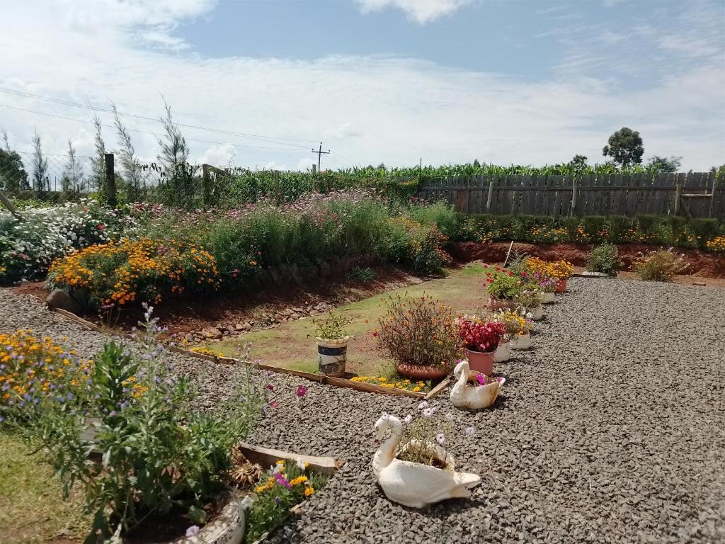 Giardino di Beautiful Lake Side Home
