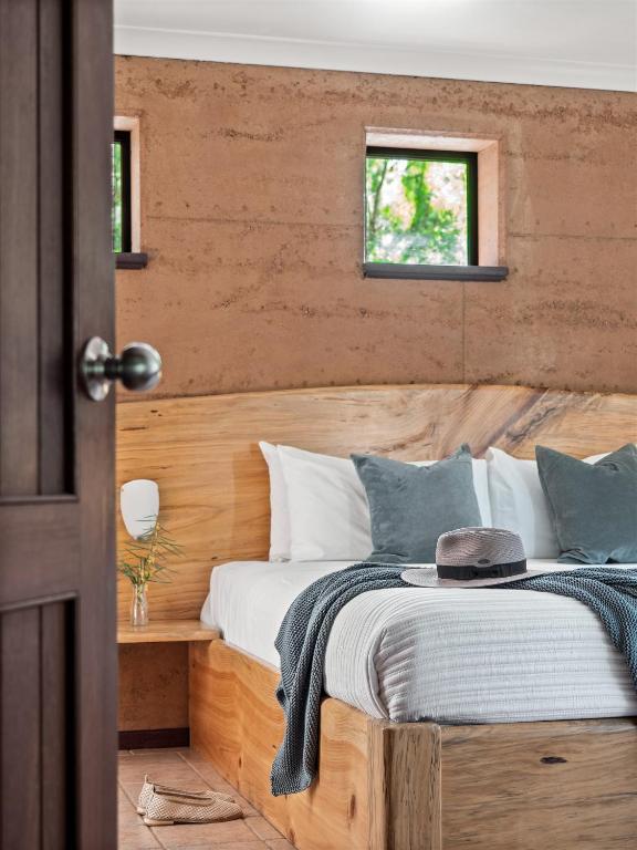 Postel nebo postele na pokoji v ubytování Marima Cottages