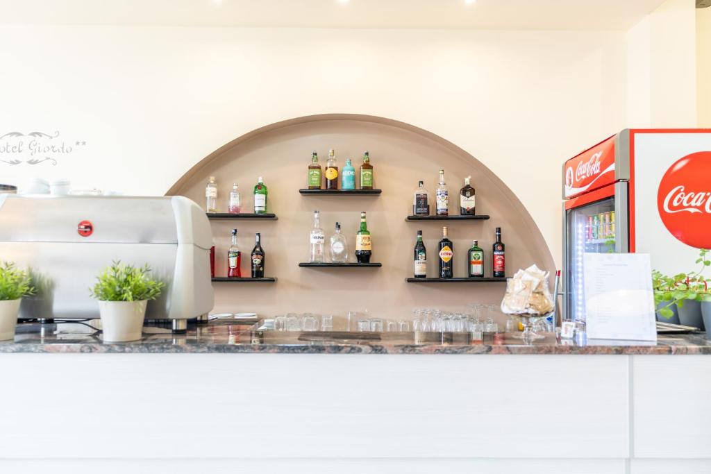 Nápoje v ubytování Hotel Giordo