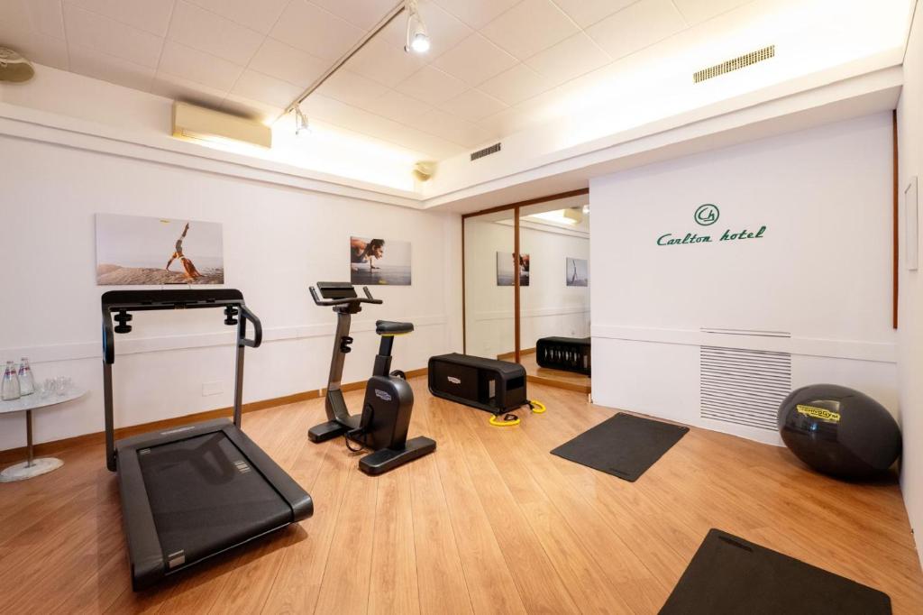 Fitness centrum a/nebo fitness zařízení v ubytování Porta Altinia Suites
